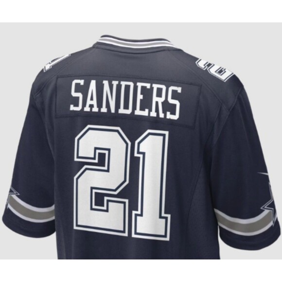 Deion Sanders (Nike)-(Cowboys)-(Jersey)-(Blue)-(Used)-(XL)-$100 - Picture 8 of 10